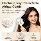Hydrallure™ Spray Air Cushion Massage Comb — Unlock Silky, Stress-Free Hair That Radiates Confidence