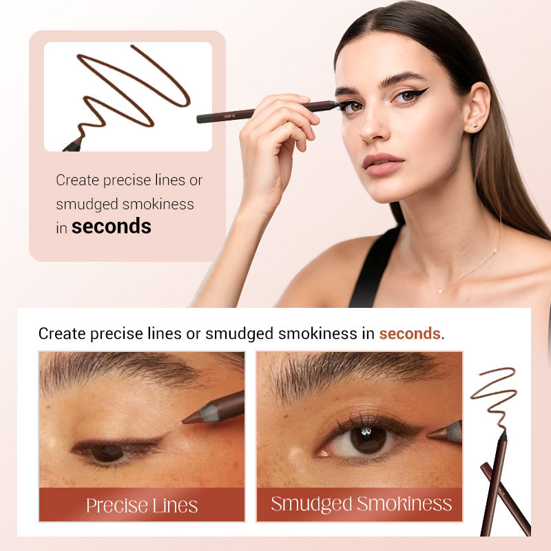 VividAura™ Waterproof Gel Liner — Own Every Moment with Bold, Unsmudgeable Eyes That Command Attention