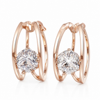 LumaLuxe™ Double Hoop Earrings — Command Every Room with Effortless Glow and Weightless Confidence