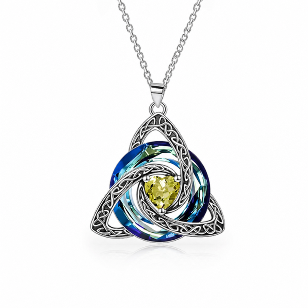 VitaLuxe™ Birthstone Knot Necklace — Carry Ancient Strength and Soulful Love Wherever You Go
