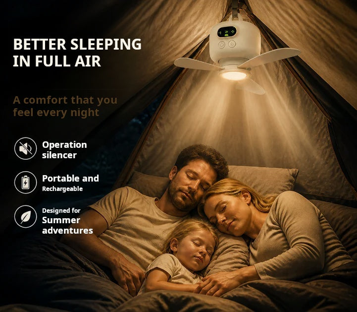 GlideAir™ — Instantly Refresh Any Space with Cool Breeze and Inviting Light