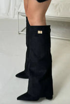 Elevare™ High-Heel Boots with Trousers — Step Confidently Into Warmth and Unstoppable Style