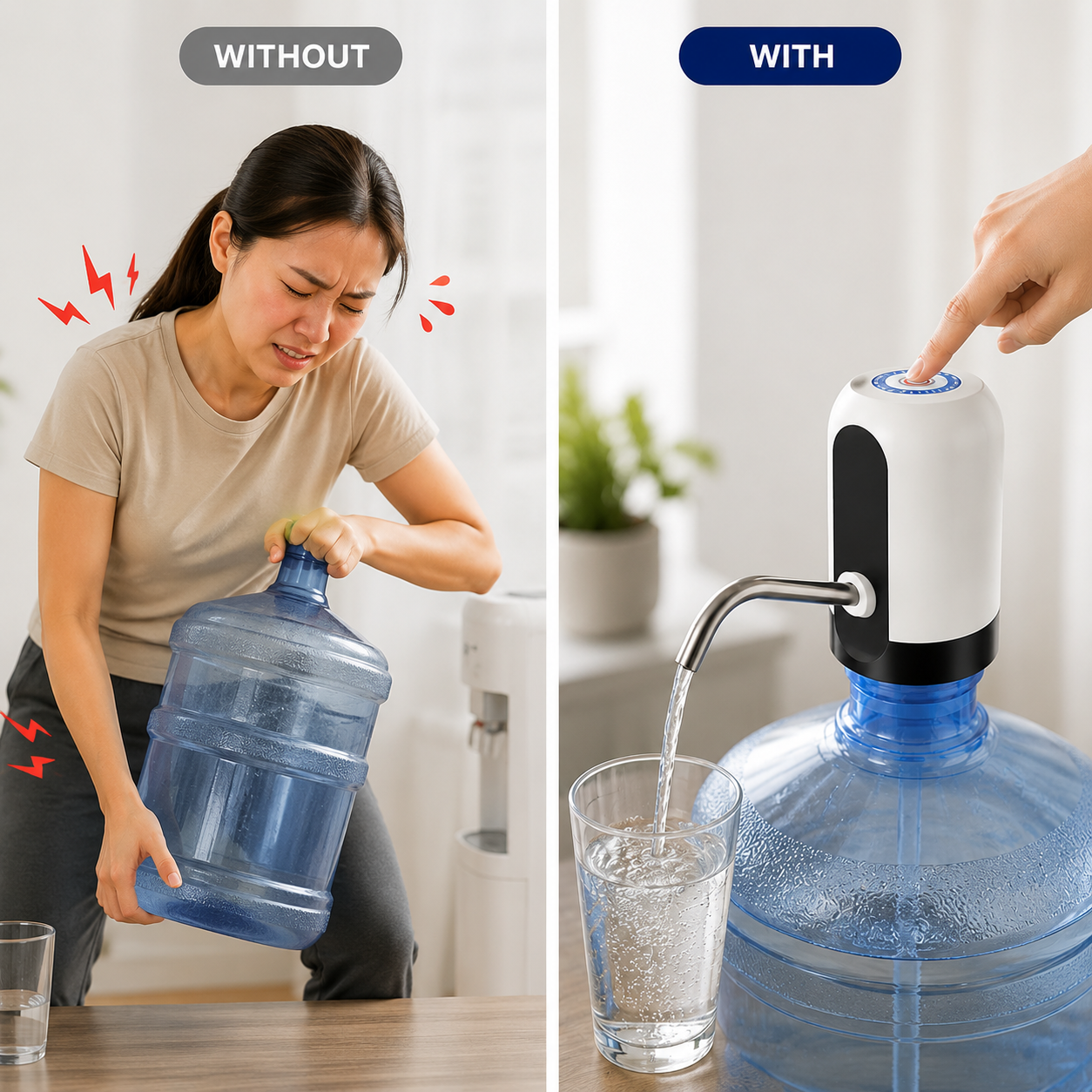 HydroPulse™ — Effortless Water Anytime, No Lifting, No Spills