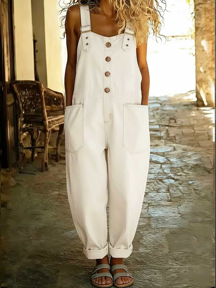 BellaraFit™ Denim Jumpsuit — Effortless Comfort That Sets You Free and Turns Heads