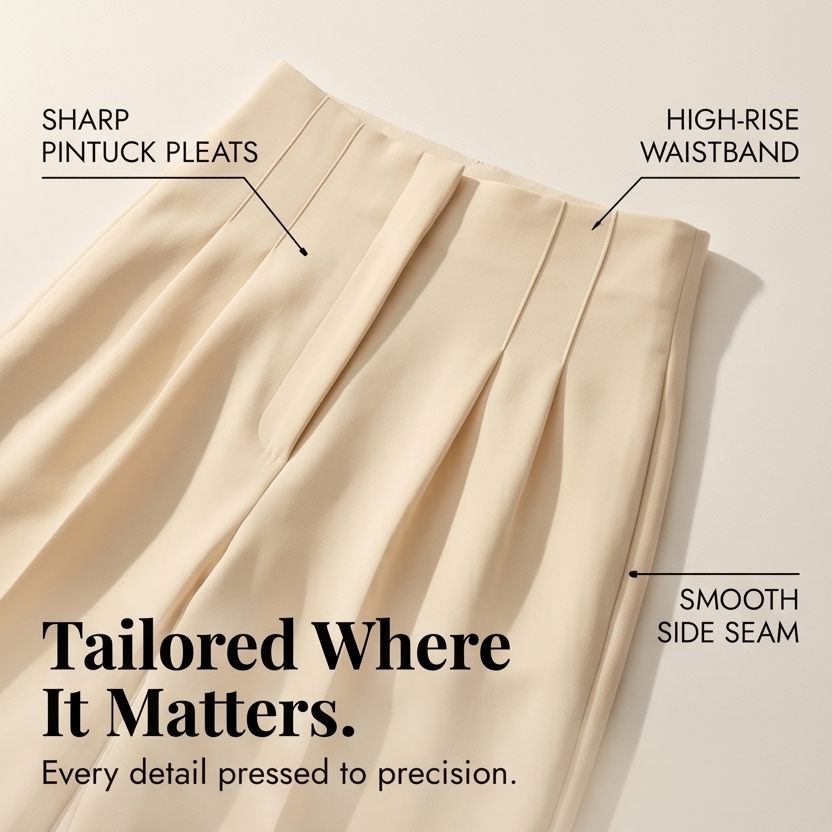 Legancia™ Tailored Pleated Trousers — Unleash Stunning Height and Confidence in Every Step