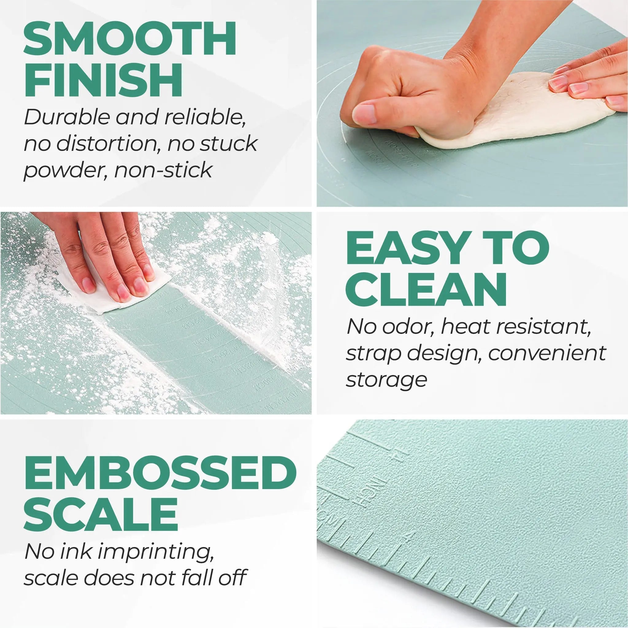 MaxPrep™ Giant Silicone Mat — Turn Baking Chaos Into Effortless, Mess-Free Magic