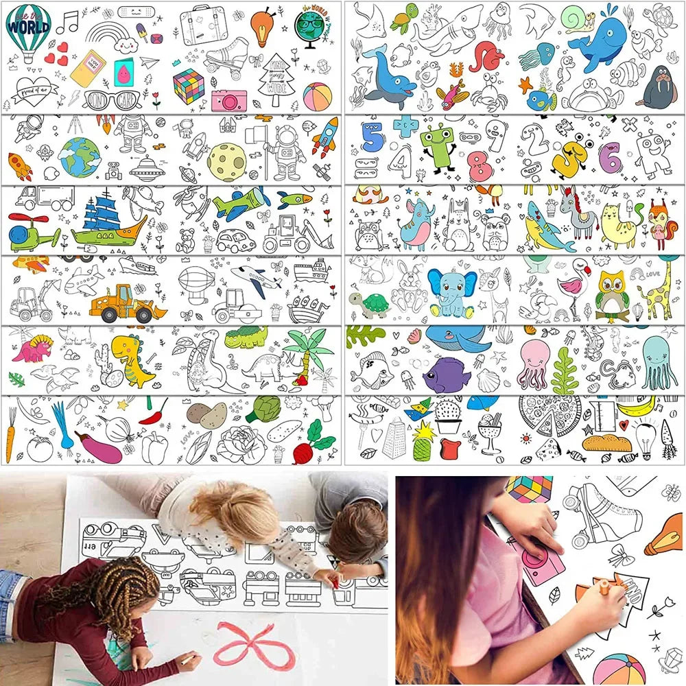 ArtBound™ Drawing Paper Roll — Unleash Boundless Creativity Without the Mess or Stress