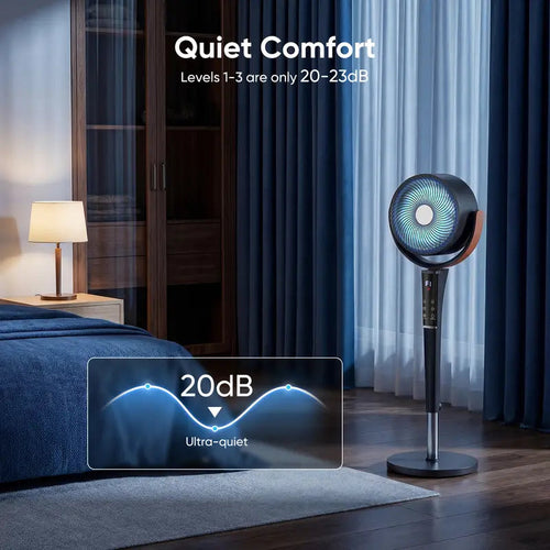 BreezeSphere™ — Experience Whisper-Quiet, All-Around Cool That Transforms Your Space into a Calm Retreat