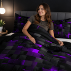 ViveLux™ 3D Gradient Cover Set — Experience Sleep Wrapped in Unmatched Softness and Vivid Color Every Night