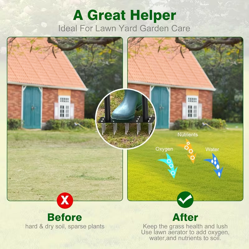 LawnSpike™ — Revive Compact Soil for Healthier, Stronger Grass Growth