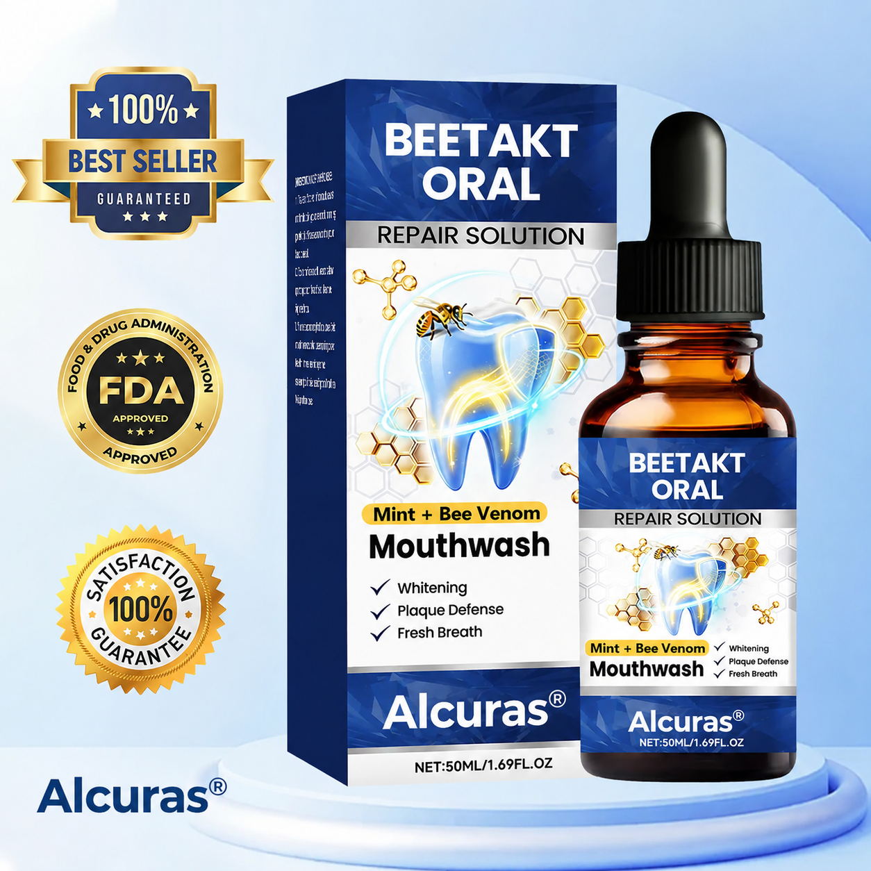 VivaDerm™ Oral Repair Elixir — Heal Your Gums Fast for a Pain-Free, Confident Smile