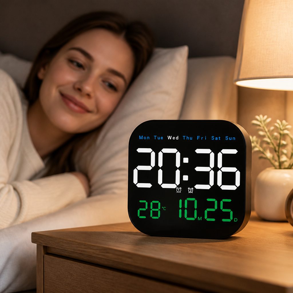 SereniTime™ — Wake Up Stress-Free with Instant Clarity and Effortless Control