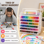 NovaBurst™ Dual-Glow Markers — Ignite Your Creativity with Brilliant Colors That Sparkle and Shine