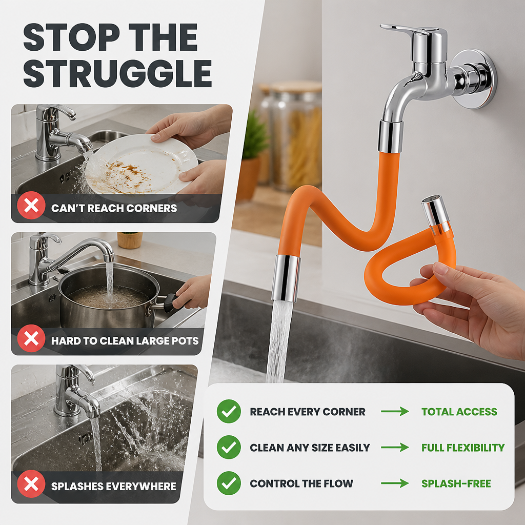 HydroFlexa™ — Command Every Drop and Clean with Total Freedom