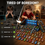 TurboTrack™ — Ignite Your Child’s Focus and Fuel Endless Racing Adventures