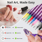 Nailivora™ 12-Color Nail Art Marker Set — Create Jaw-Dropping Designs That Turn Heads Instantly