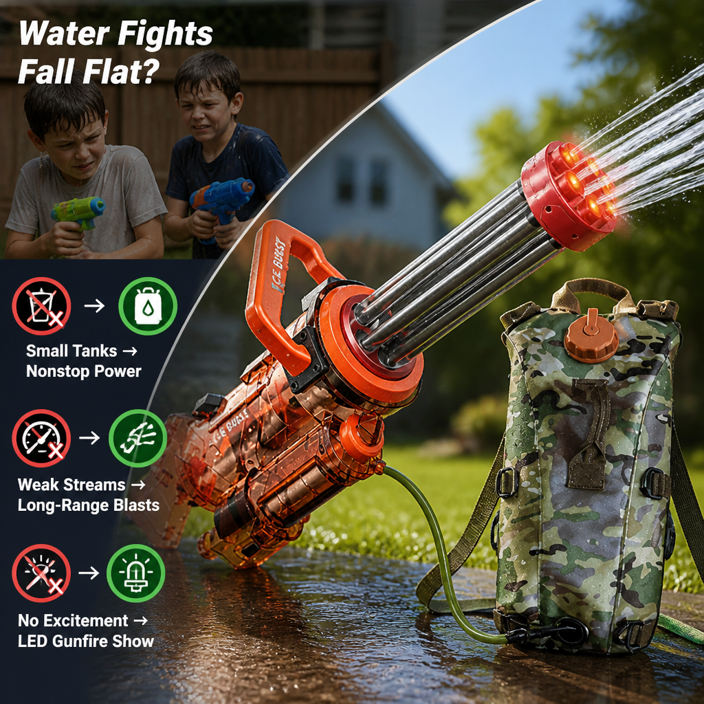 HydraBlaze™ — Unleash Relentless Power and Light Up Every Water Battle