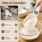 WeighRight™ Precision Spoon Scale — Cook and Portion Like a Pro with Effortless, Pinpoint Accuracy