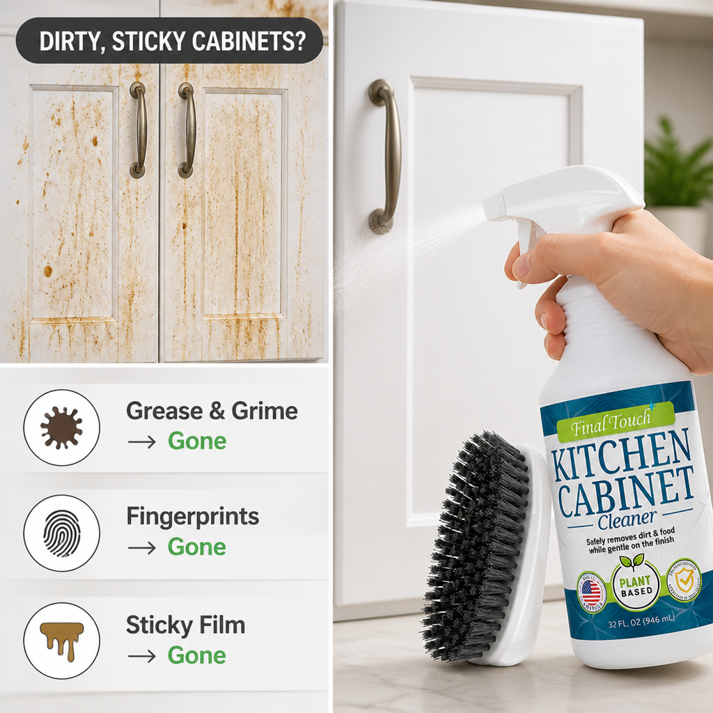 LuminaPure™ — Restore Your Cabinets’ Natural Glow Without Harsh Chemicals or Streaks