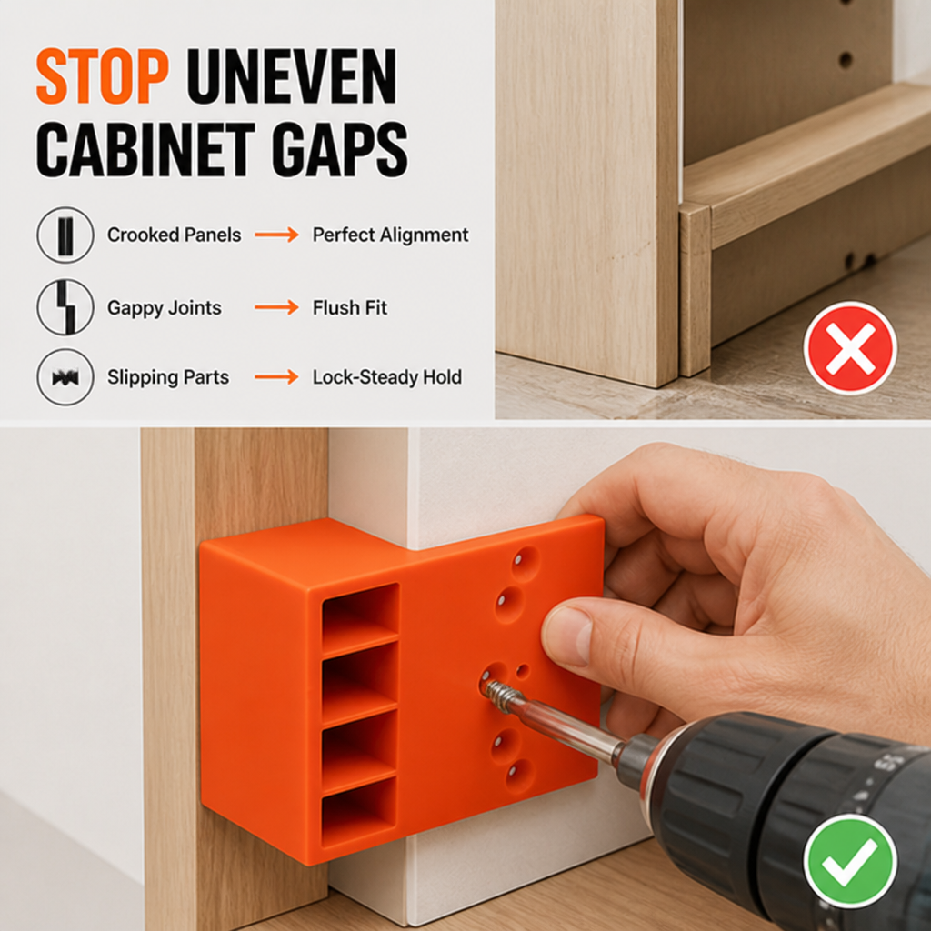 LuxAlign™ — Nail Perfect Cabinet Fits Like a Pro Without the Hassle