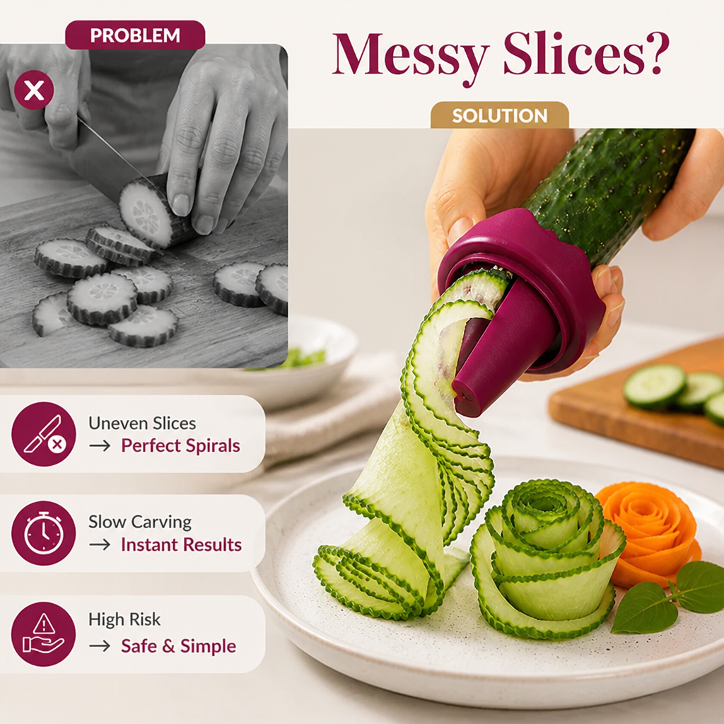 VegéBlossom™ — Instantly Transform Veggies into Stunning Edible Masterpieces That Amaze Every Time