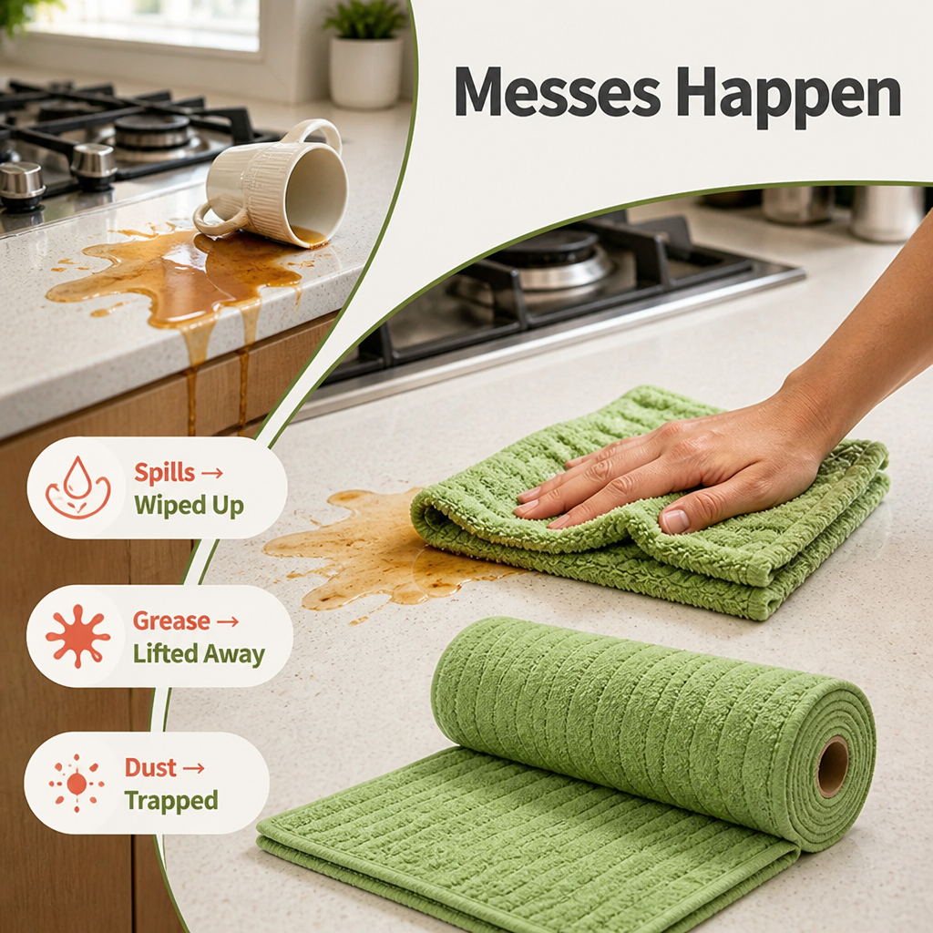 ReWipe™ — Tackle Everyday Messes Without Reaching for Another Paper Towel