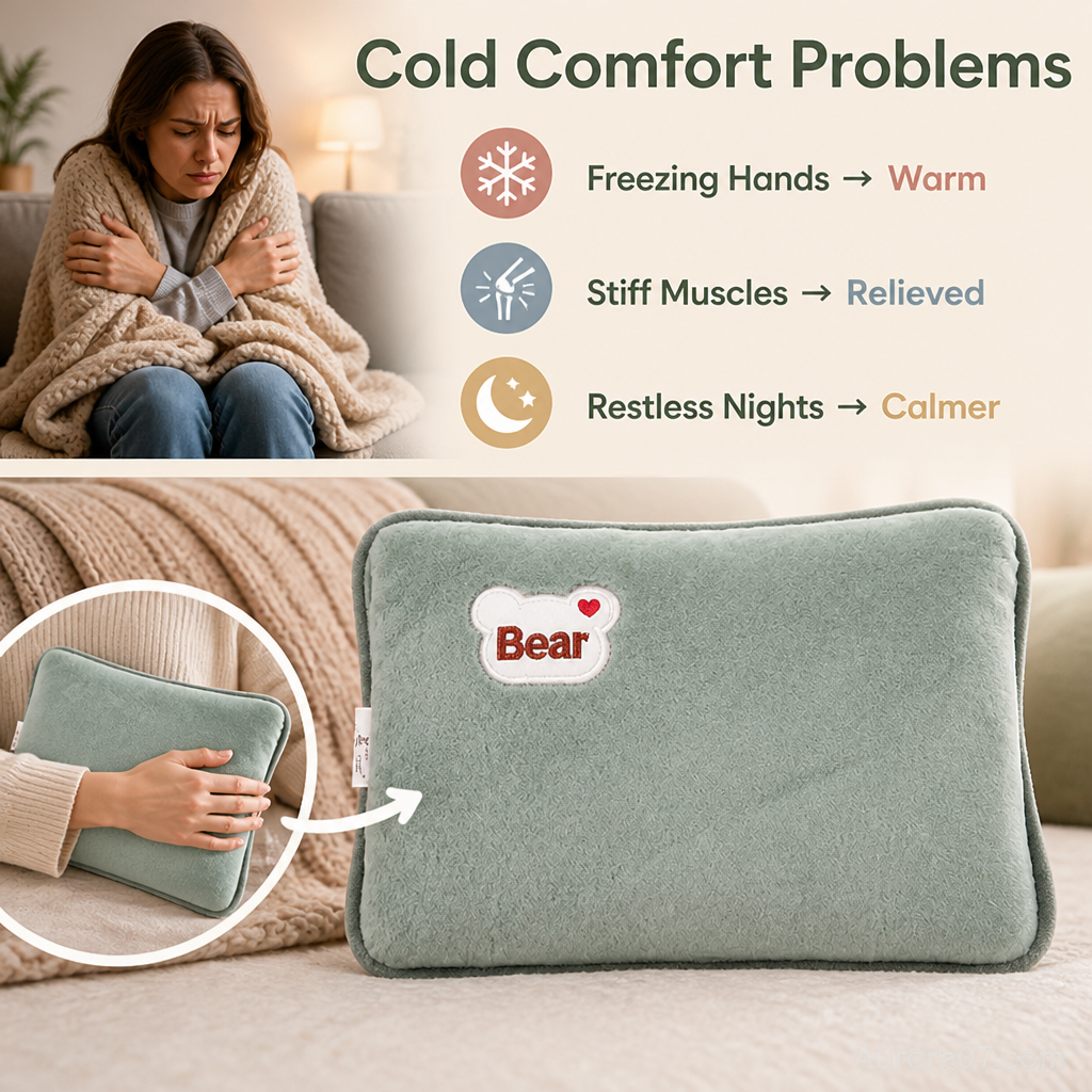 EmberEase™ — Enjoy Cozy, Cordless Warmth That Moves With You