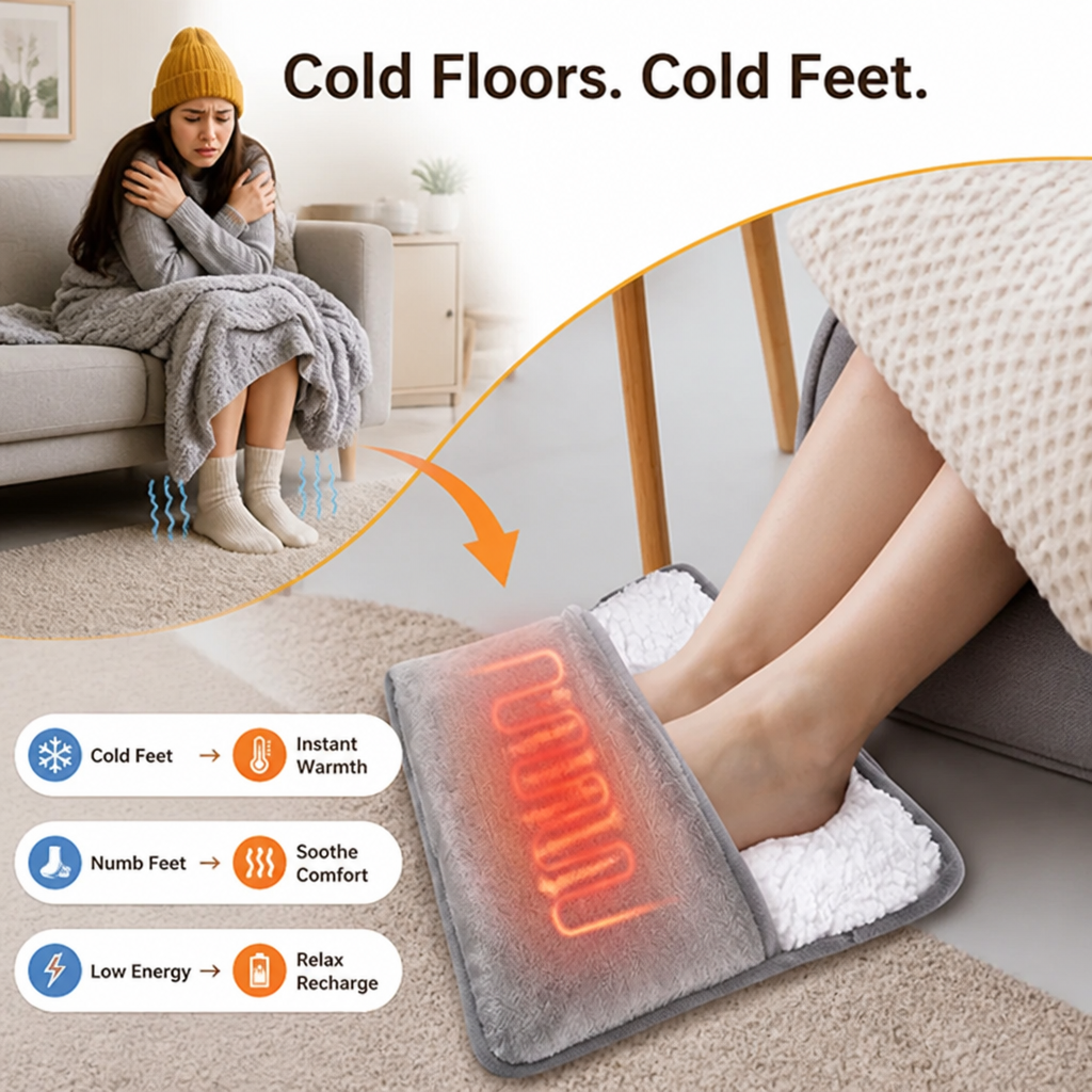 ToastStep™ — Melt Away Cold Feet and Feel Instant Cozy Bliss Anywhere