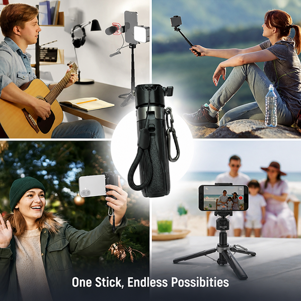 VidoMax™ Creator Stick — Unleash Your Creative Power with Every Perfect Shot