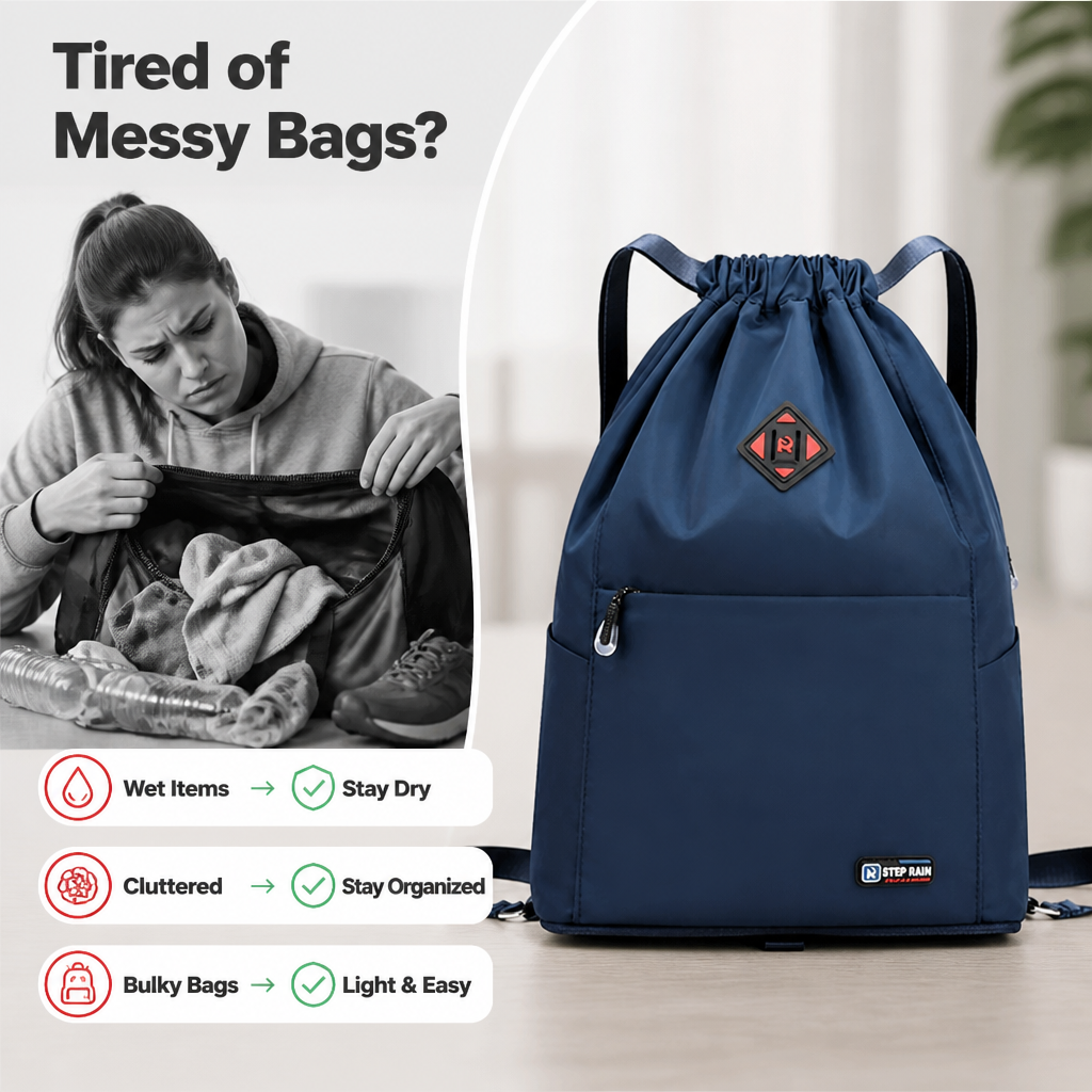 VeroStride™ Drawstring Backpack — Carry More, Conquer More, Worry Less