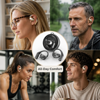 VivaTone™ Open-Ear Headphones — Experience Freedom, Comfort, and Crystal-Clear Sound All Day Long