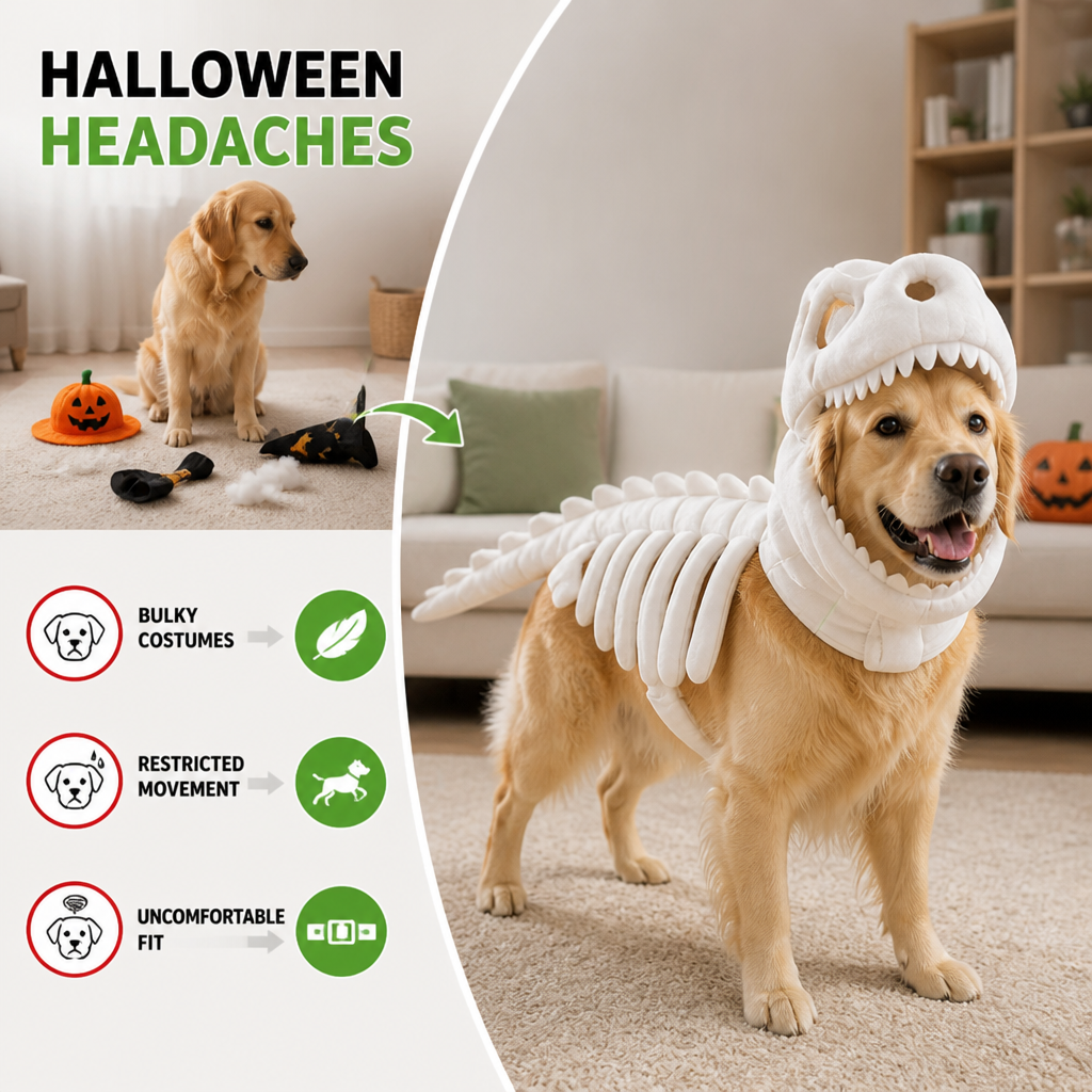 DinoGlee™ — Make Your Pup the Halloween Star in Comfy, Photo-Worthy Style