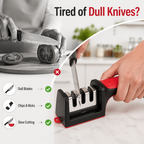 BladePulse™ 3-Stage Sharpener — Unleash Razor Edges That Ignite Your Cooking Passion