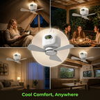 Breezora™ — Ultimate Cool Comfort and Cozy Glow, Anywhere You Go
