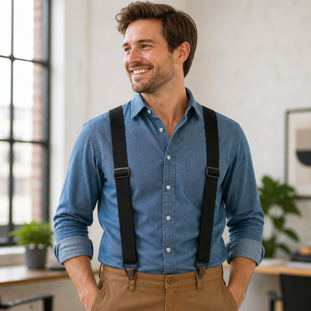 VeroStrap™ — Stay Comfortable and Confident with Suspenders That Never Slip or Pinch