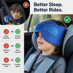SnoozaNest™ — Turn Long Rides Into Calmer, Comfier Naps