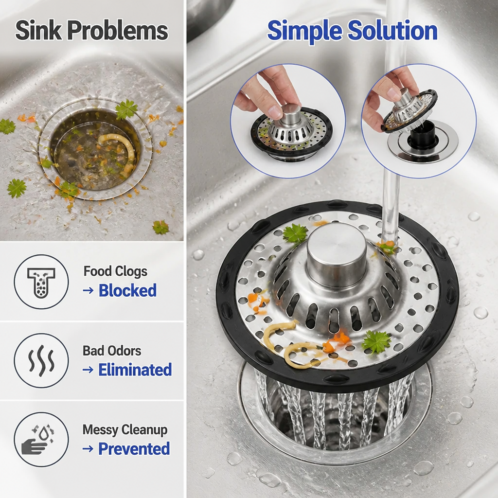 Sinkora™ — Effortless Kitchen Control for a Fresh, Spotless Sink Every Day