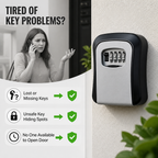 Klyvanta™ Wall-Mounted Lock Box — Take Back Control with Ironclad Key Security and Instant Access