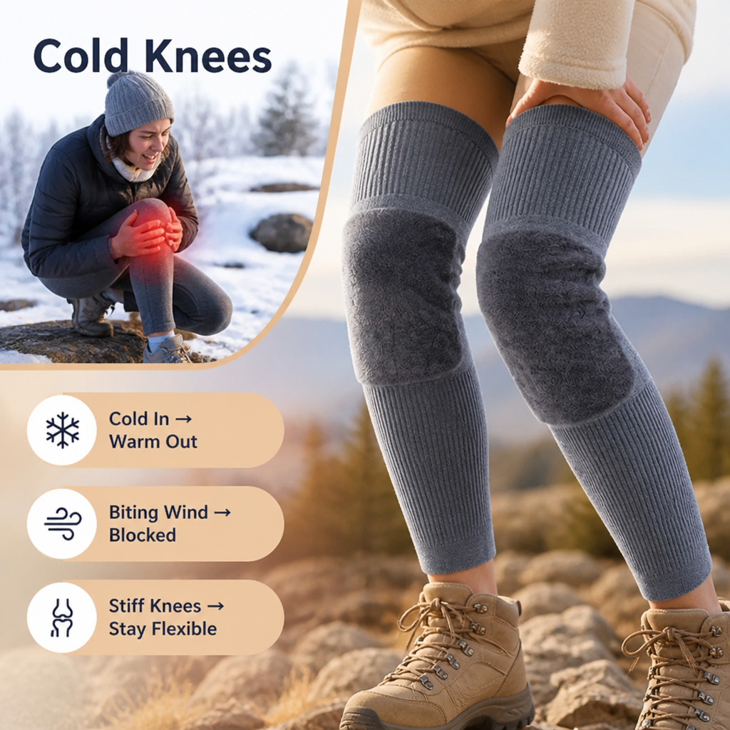 VeluraTherm™ — Wrap Your Knees in Unstoppable, All-Day Warmth