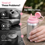 Fizquora™ — Sip Confidently Anywhere with Zero Spills and No Bugs Getting In Your Way