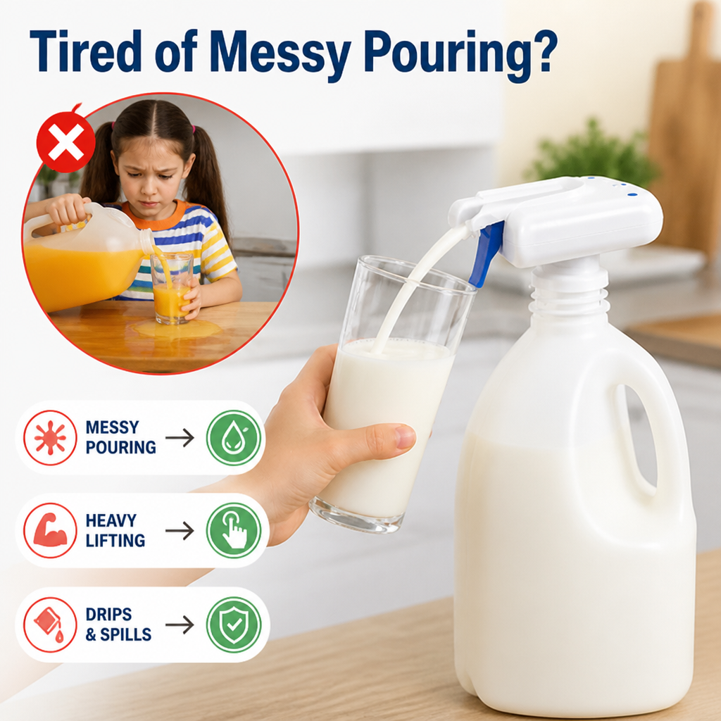 Pourvella™ — Effortless, Spill-Free Pouring That Empowers Every Hand