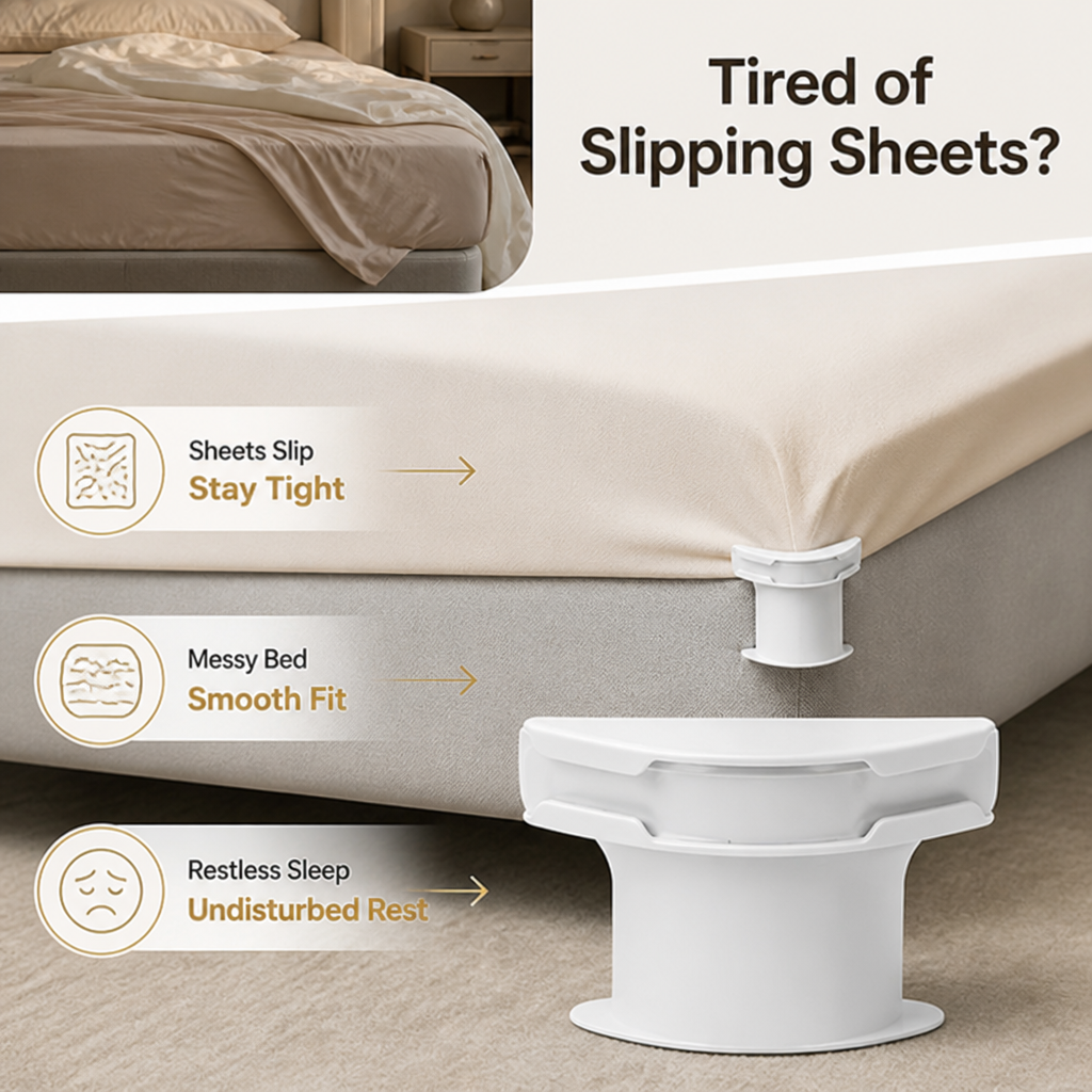 Sheetvanta™ — Sleep Without Annoying Sheet Slips and Wake Up Blissfully Rested(4pcs)