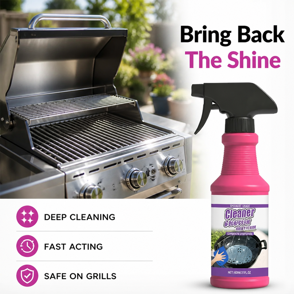 BlazeBright™ — Effortless Grill Cleaning That Brings Your BBQ Back to Life