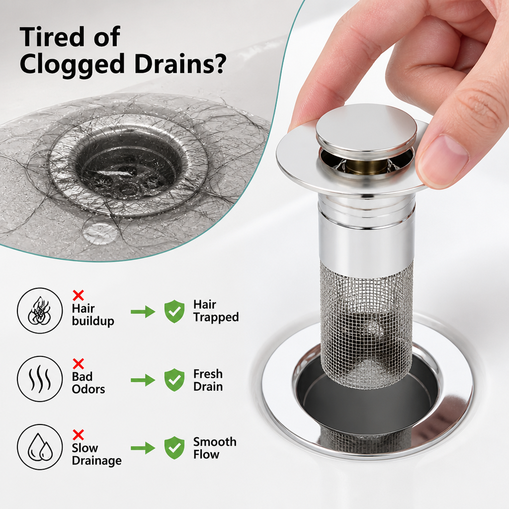 ViraGuard™ Drain Defender — End Drain Nightmares and Enjoy Fresh, Free-Flowing Water Every Day