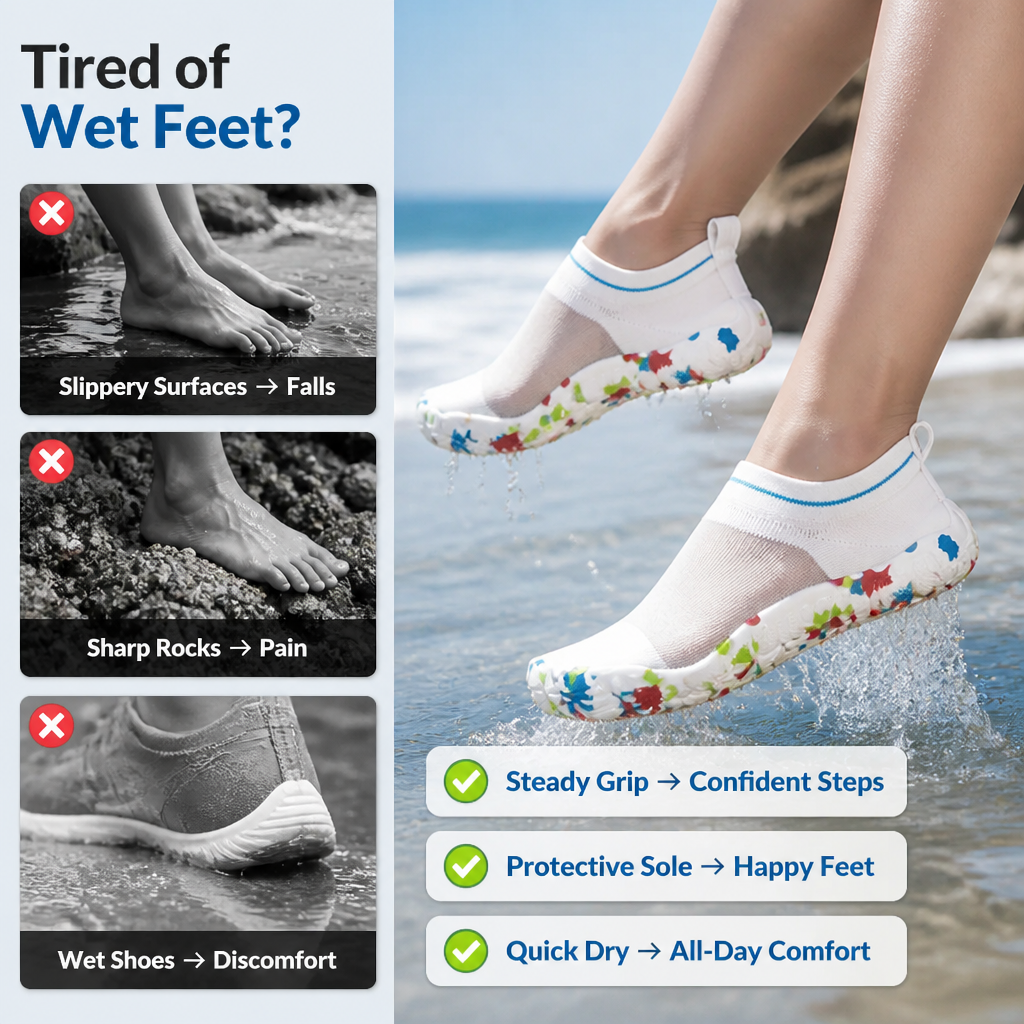 AquaStride™ — Experience Featherlight Freedom and All-Day Comfort Wherever You Go