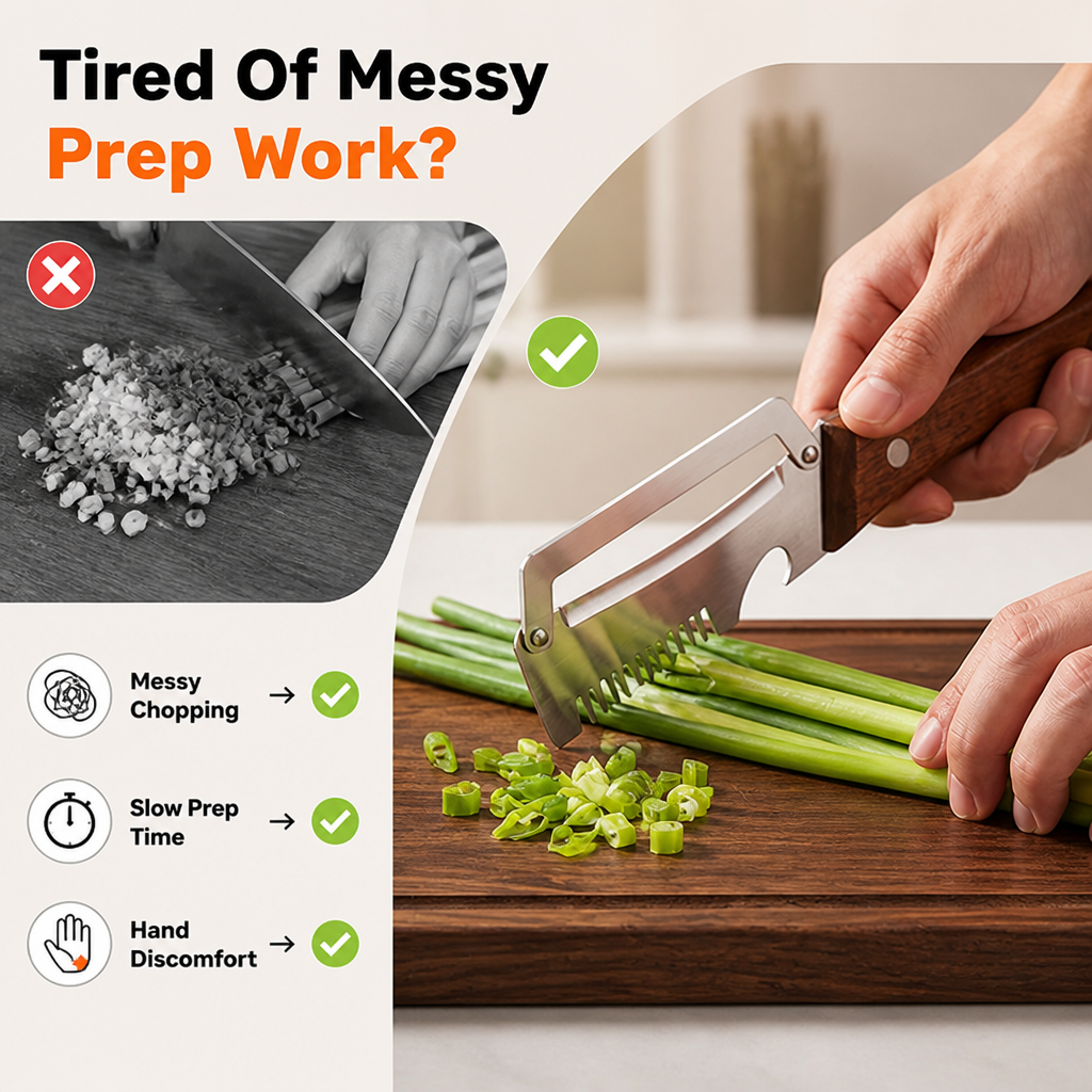SliceWave™ — Turn Kitchen Chaos Into Effortless, Perfectly Prepped Meals Every Time