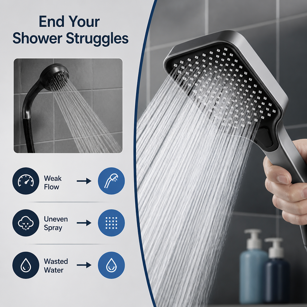 AquaPulse™ — Turn Every Shower Into a Revitalizing Power Surge