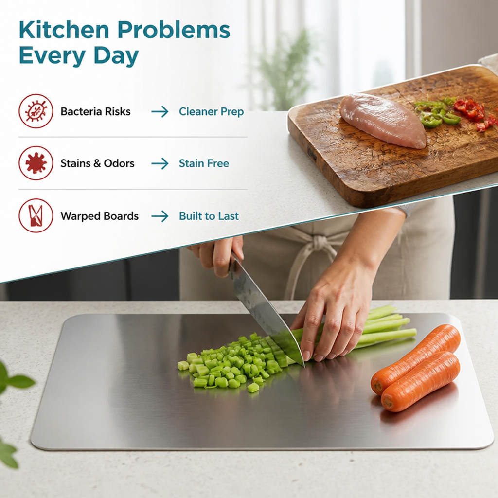 SteelGuard™ — Effortless Cleanliness and Rock-Solid Safety for Your Kitchen Every Day