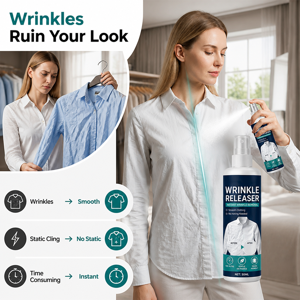 Creasevexa™— Instantly Smooth Wrinkles and Amp Your Confidence On the Go