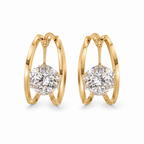 LumaLuxe™ Double Hoop Earrings — Command Every Room with Effortless Glow and Weightless Confidence